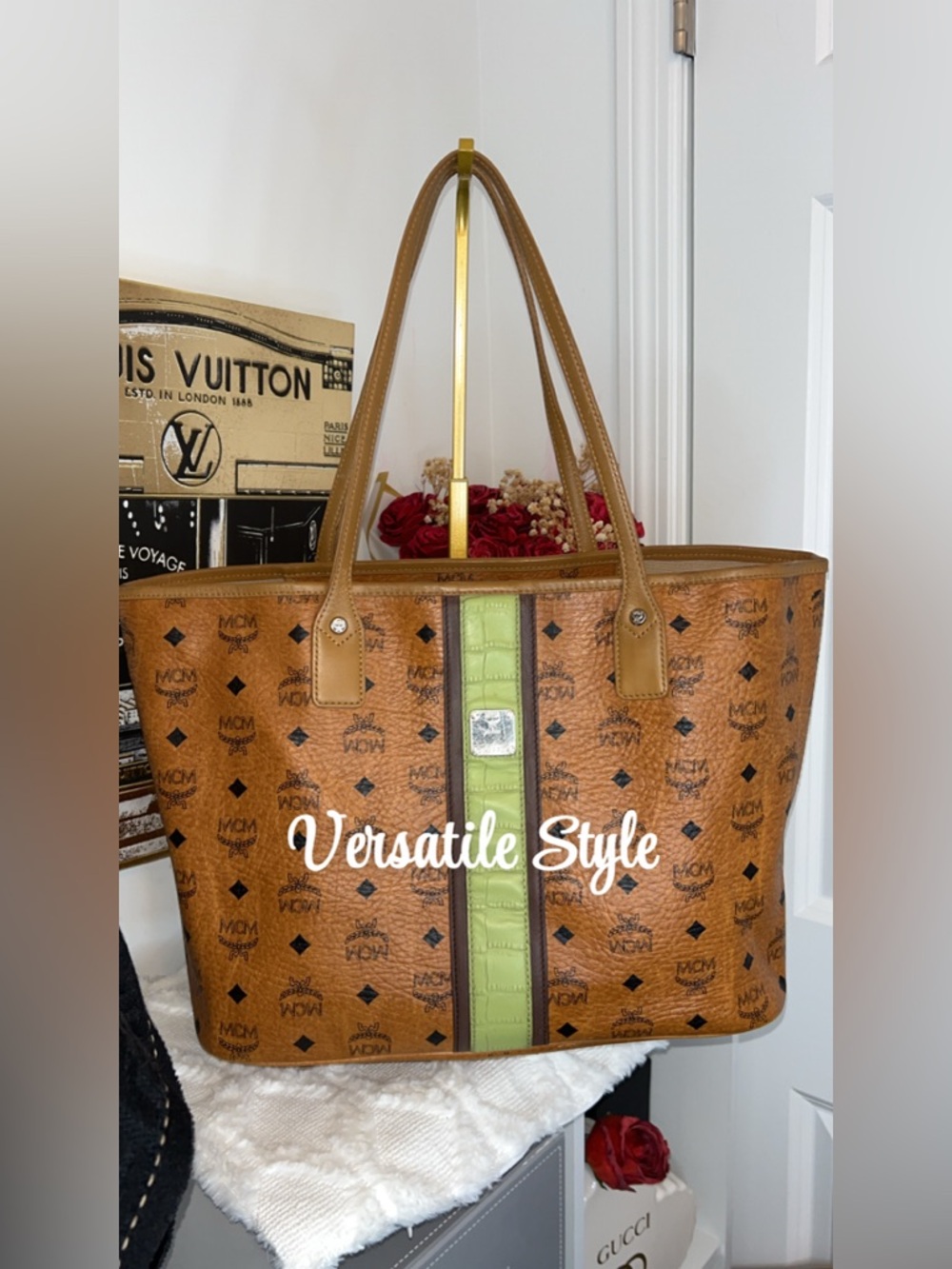 MCM Croc Tote